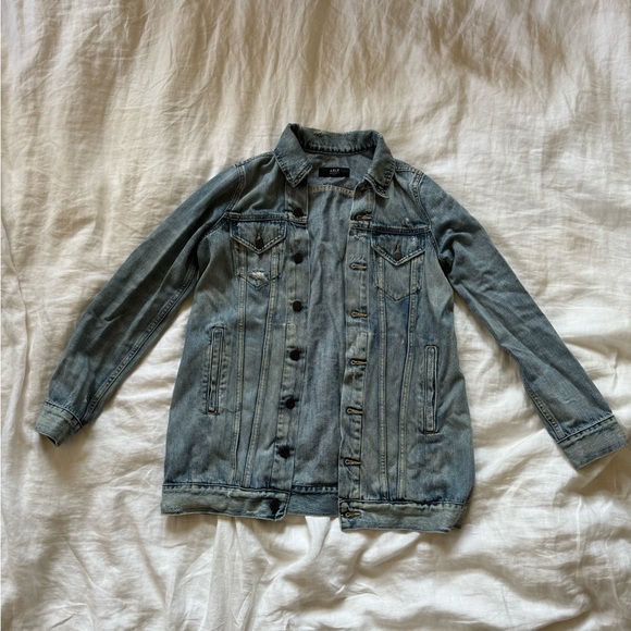 ABLE Long Merly Denim Jacket — XXS - Picture 2 of 5